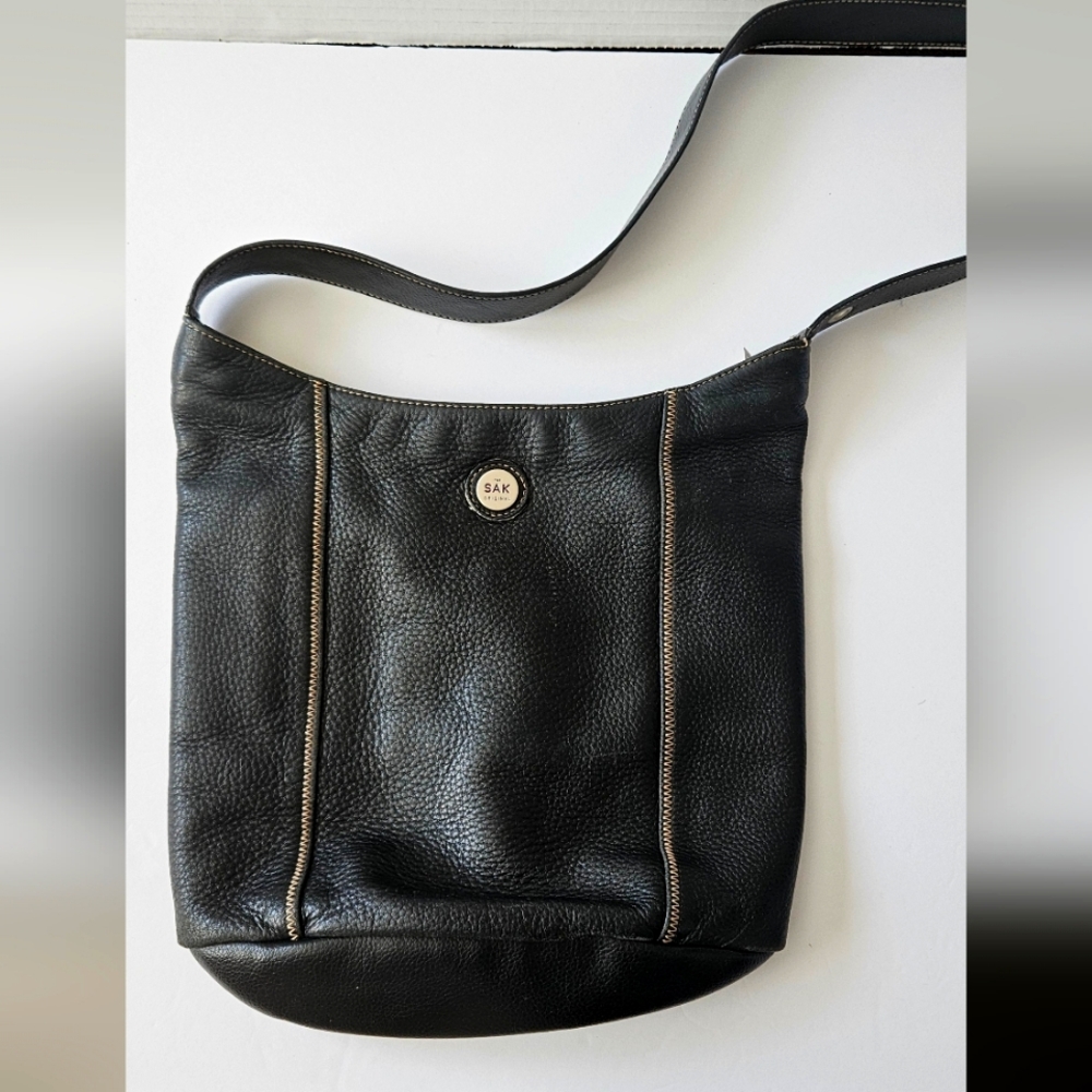 The Sak Original brown leather hobo shoulder bag